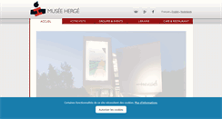 Desktop Screenshot of museeherge.com